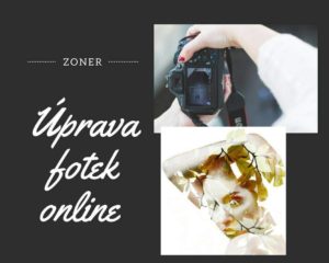 Úprava fotek online v programu Zoner