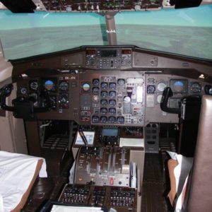 Simulátor dopravního letadla
