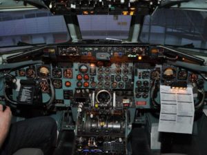 Simulátor dopravního letadla Douglas