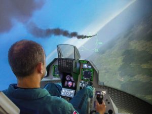 Simulátor stíhačky F16