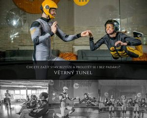 Fotografie: Větrný tunel - zažijte volný pád a stav beztíže ve větrném tunelu