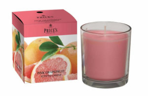 Price´s FRAGRANCE vonná svíčka ve skle Růžový grapefruit 350g