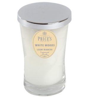 Price´s SIGNATURE vonná svíčka ve skle Bílé dřeviny XL 615g