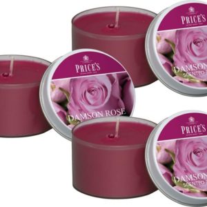 Price´s FRAGRANCE vonné svíčky Purpurová růže 123g 3ks