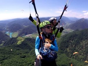 Tandemový paragliding – termický let