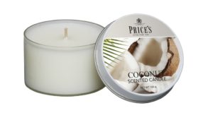 Price´s FRAGRANCE vonné svíčky Exotický kokos 123g 3ks