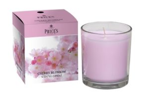 Price´s FRAGRANCE vonná svíčka ve skle Višňový květ 350g