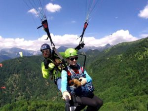 Tandemový paragliding – termický let