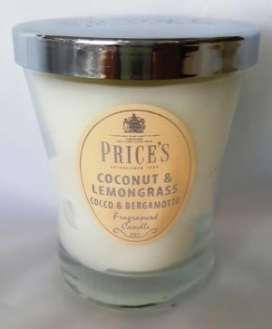 Price´s SIGNATURE vonná svíčka ve skle Coconut & lemongrass střední 425g