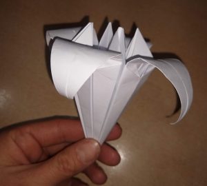 Fotografie: origami lilie z papíru