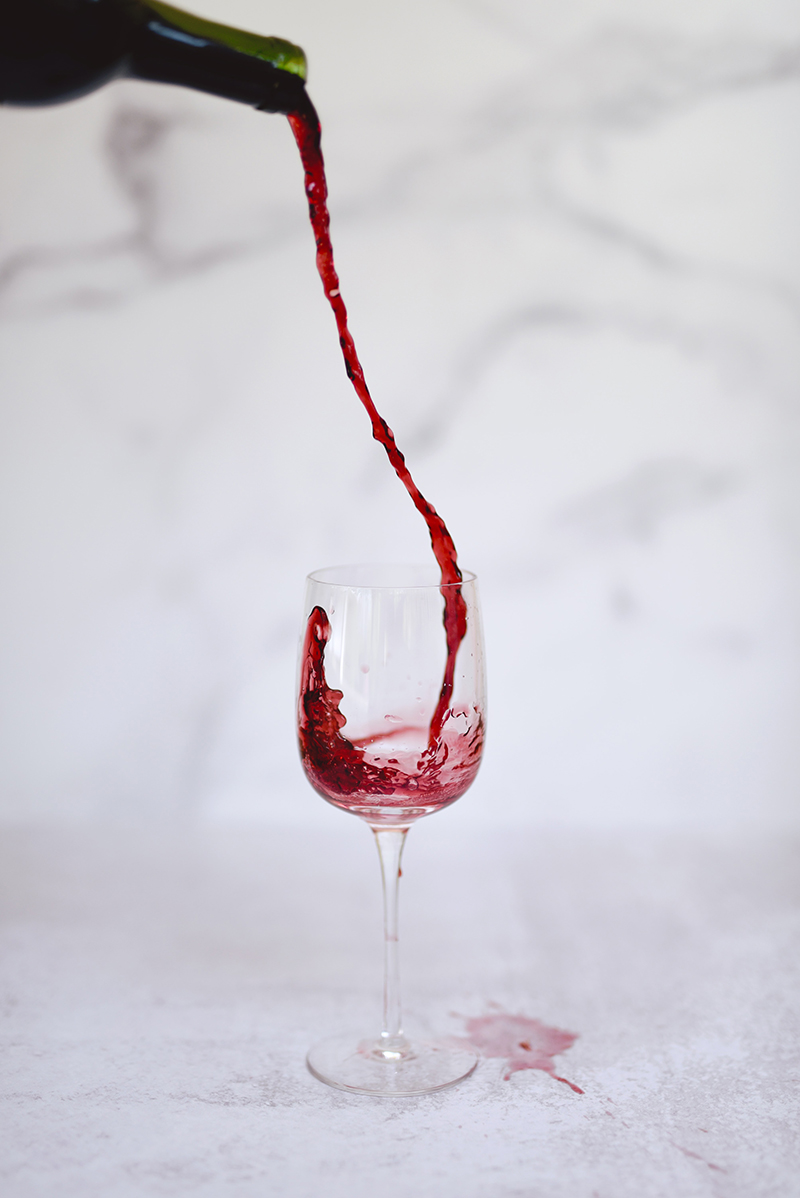 Fotografie: červené víno