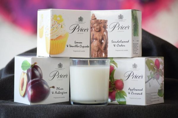 Price´s LIMITOVANÁ EDICE vonná svíčka ve skle Švestka & sladký lilek 350g - Obrázek 3