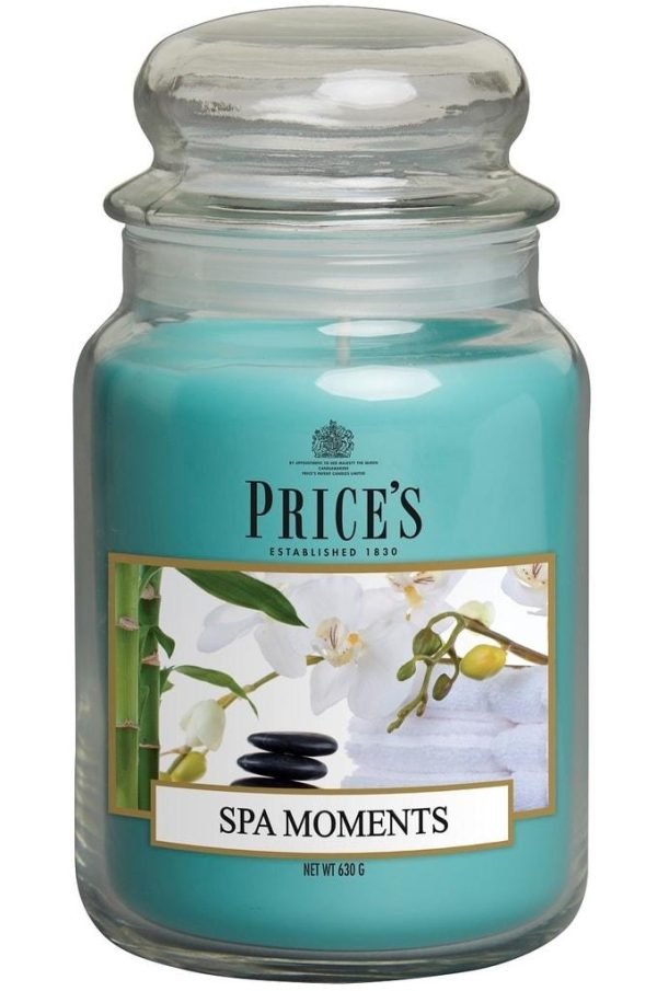 PRICE´S MAXI svíčka ve skle Spa moments, hoření 150h - Obrázek 3