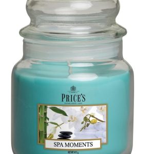 PRICE´S MIDI svíčka ve skle Spa moments, hoření 90h