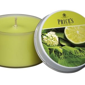 Price´s FRAGRANCE vonné svíčky Limetka&Bazalka 123g 3ks