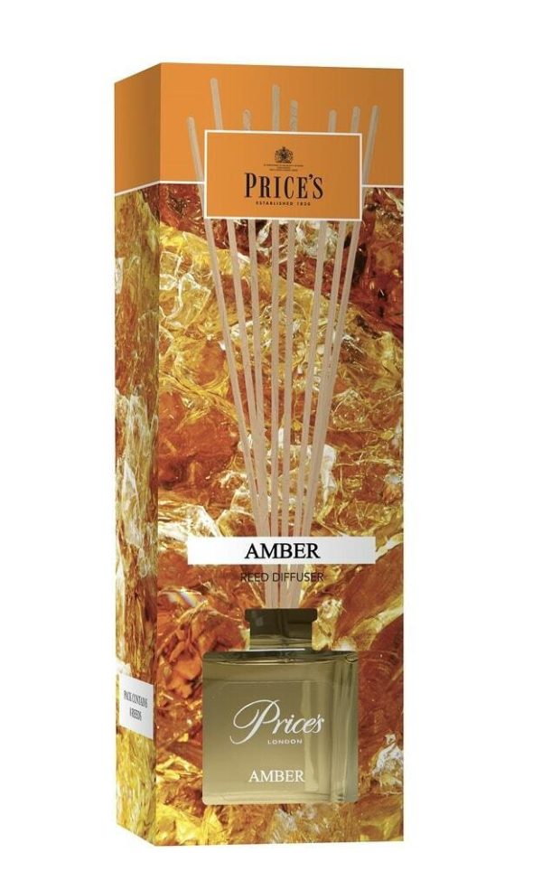 Price´s FRAGRANCE vonný difuzér  Smyslný jantar 100ml