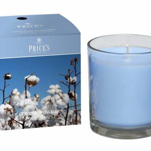 Price´s FRAGRANCE vonná svíčka ve skle Nádech hebké bavlny 350g