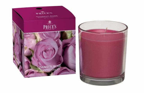 Price´s FRAGRANCE vonná svíčka ve skle Purpurová růže 350g
