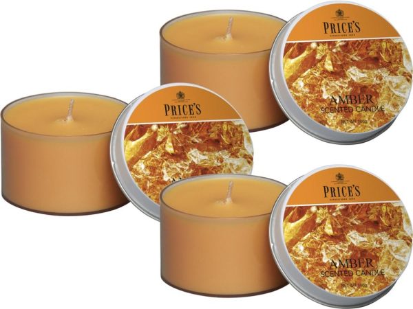 Price´s FRAGRANCE vonné svíčky Smyslný jantar 123g 3ks - Obrázek 5
