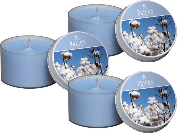 Price´s FRAGRANCE vonné svíčky Nádech hebké bavlny 123g 3ks - Obrázek 3