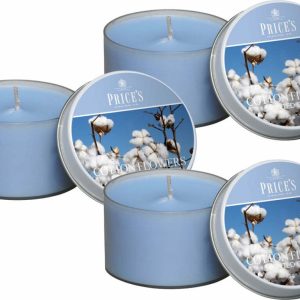 Price´s FRAGRANCE vonné svíčky Nádech hebké bavlny 123g 3ks