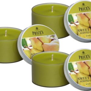 Price´s FRAGRANCE vonné svíčky Sladká hruška 123g 3ks