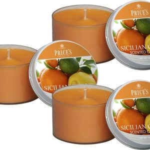 Price´s FRAGRANCE vonné svíčky Sicilské citrusy 123g 3ks