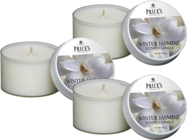 Price´s FRAGRANCE vonné svíčky Zimní jasmín 123g 3ks - Obrázek 3