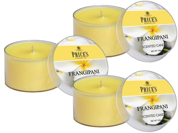 Price´s FRAGRANCE vonné svíčky Frangipani 123g 3ks