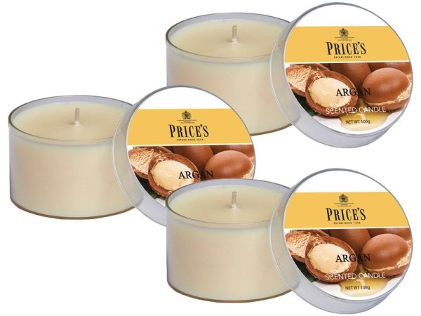 Price´s FRAGRANCE vonné svíčky Argan 123g 3ks