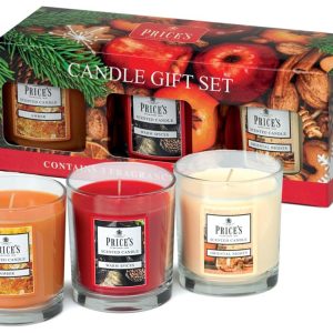 Price´s FRAGRANCE vonné svíčky ve skle Warm spices 3x350g