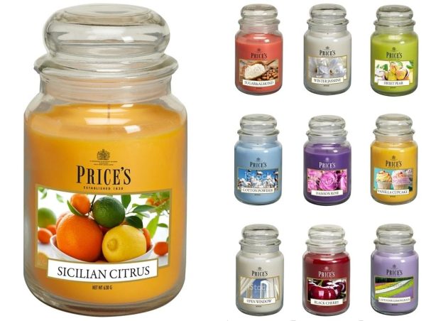 PRICE´S MAXI svíčka ve skle Vanilkový cupcake, hoření 150h - Obrázek 4