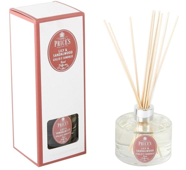 Price´s SIGNATURE vonný difuzér Lilie & santálové dřevo 250ml - Obrázek 3