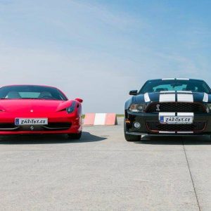 Ferrari 458 Italia vs. Ford Mustang GT500 Shelby