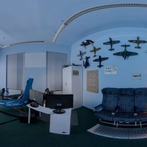 Pohyblivý simulátor helikoptéry