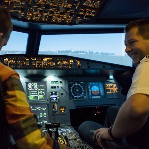 Simulátor dopravního letadla Airbus A320