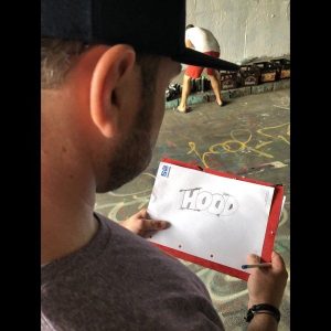 Kurz graffiti malby