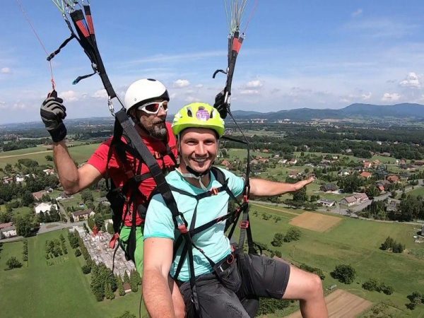 Tandemový paragliding - termický let - Obrázek 11
